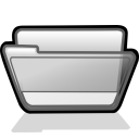 folder grey open Icon