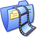 Folder Blue Video 2 Icon
