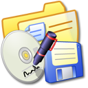 Folder Yellow Backups Icon