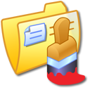Folder Yellow Paint Icon