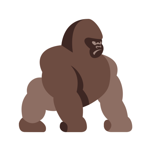 Gorilla Vector Icons free download in SVG, PNG Format