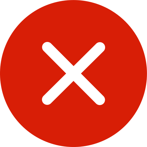 wrong Icon
