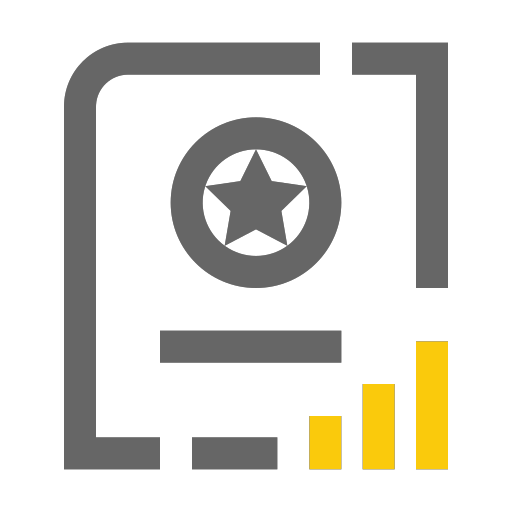 Contract logistics Report Icon