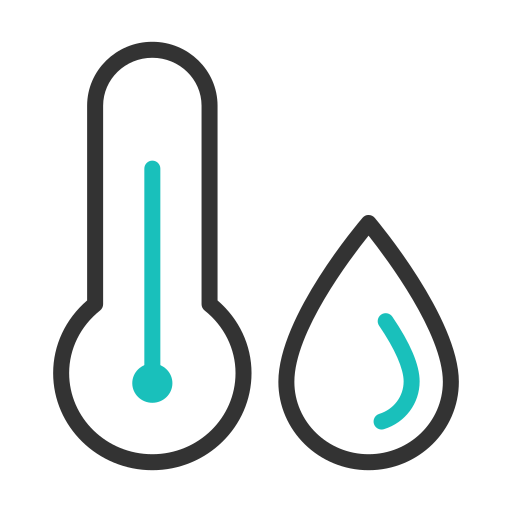Temperature and humidity sensor Icon