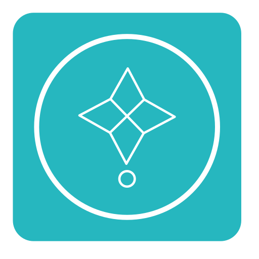 GPS navigation app Icon Icon