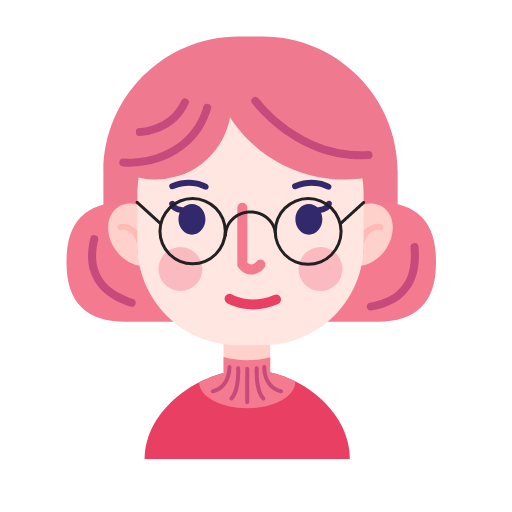 Facial black glasses Icon