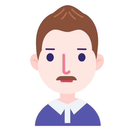Facial male Brown Icon