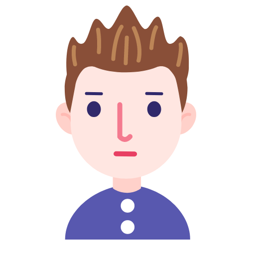 Facial non dominant male Icon