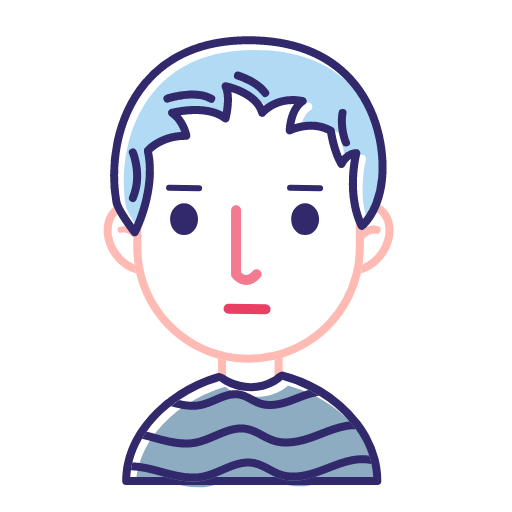 Linear little boy Icon