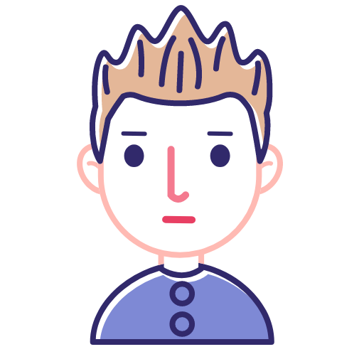 Linear non dominant male Icon