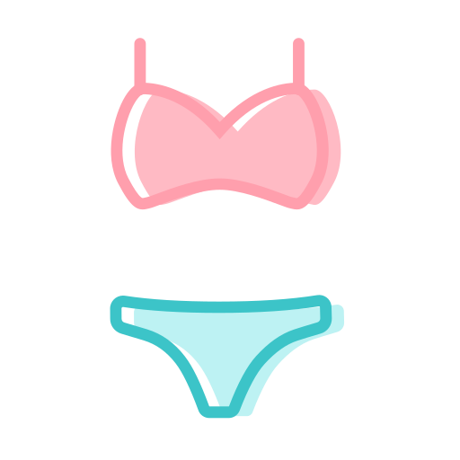 Bra lingerie icon, simple style 15222155 Vector Art at Vecteezy