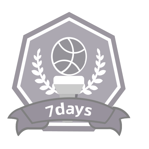 Additional task achievement gray 7 days Icon
