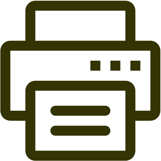 Printer, output, printing Icon