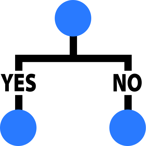 Regression decision tree 1 Icon