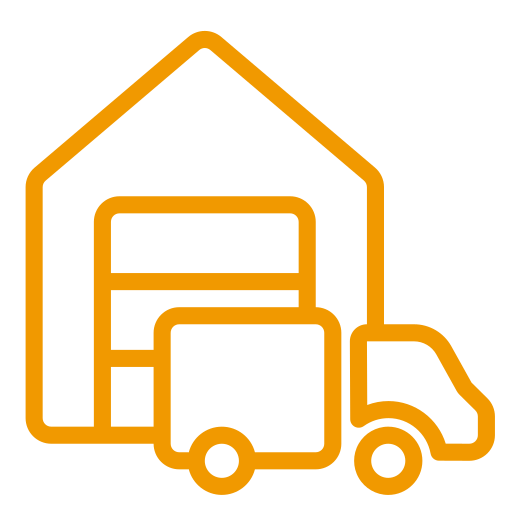 Warehousing logistics Icon
