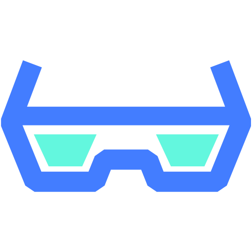 3D glasses Icon