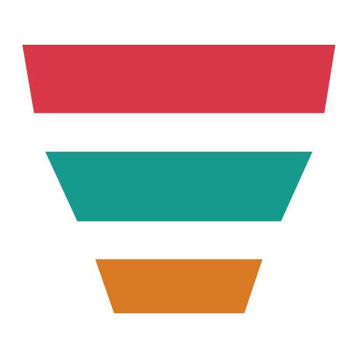 Funnel plot Icon