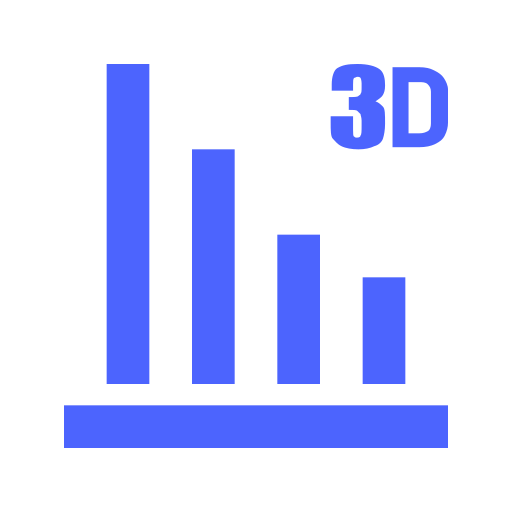 3D histogram Icon