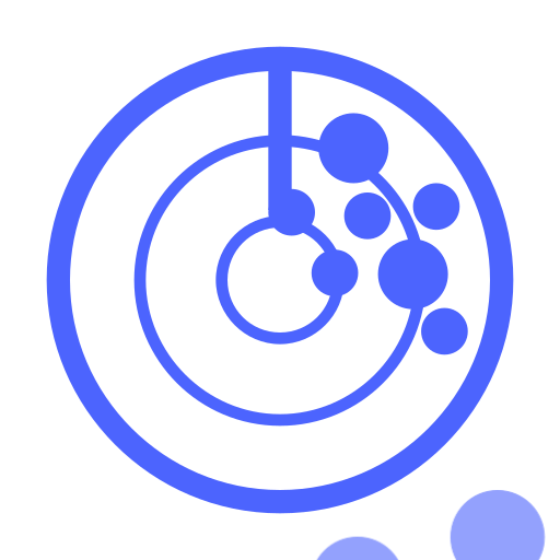 Polar scatter diagram Icon