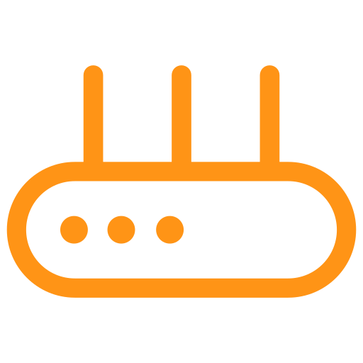 bandwidth-orange Icon