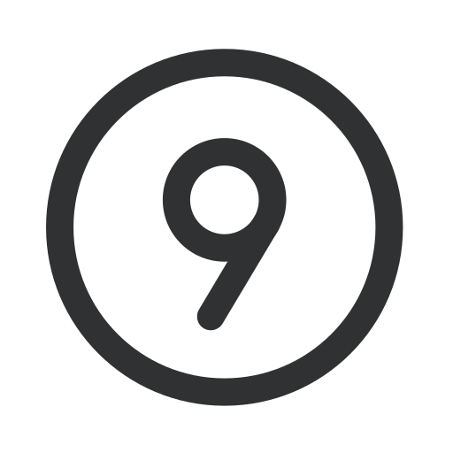 NumberCircleNine Icon
