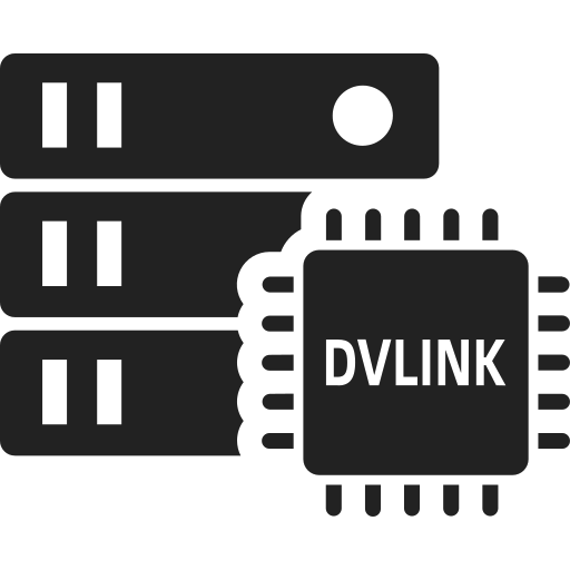 DVLINK_ Financial data center Icon