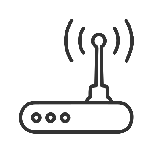 Wireless network router Icon