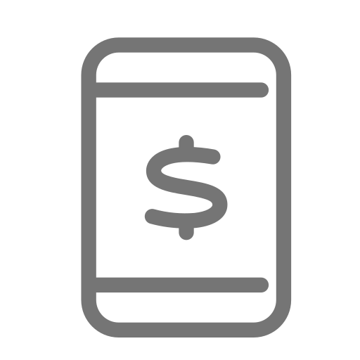 Mobile finance Icon