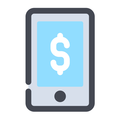 Mobile online banking Icon