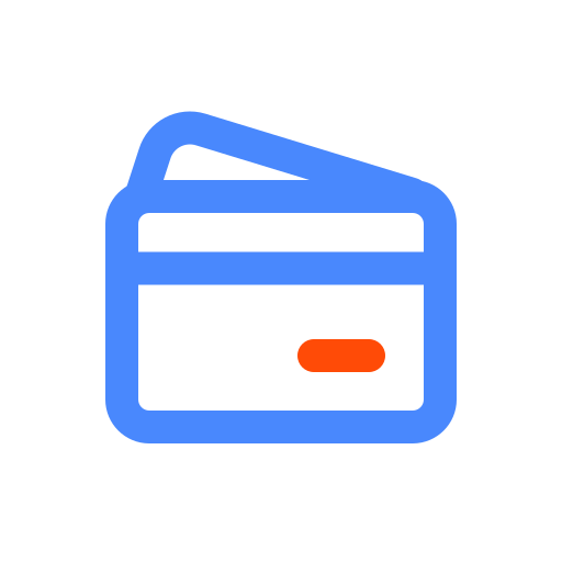 Bank card package Icon