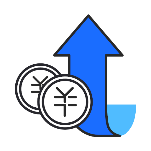 Earnings rise Icon