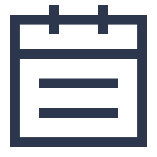 Production scheduling sheet Icon