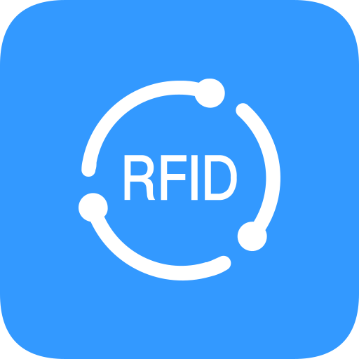 RFID stores looking for goods svg Icon