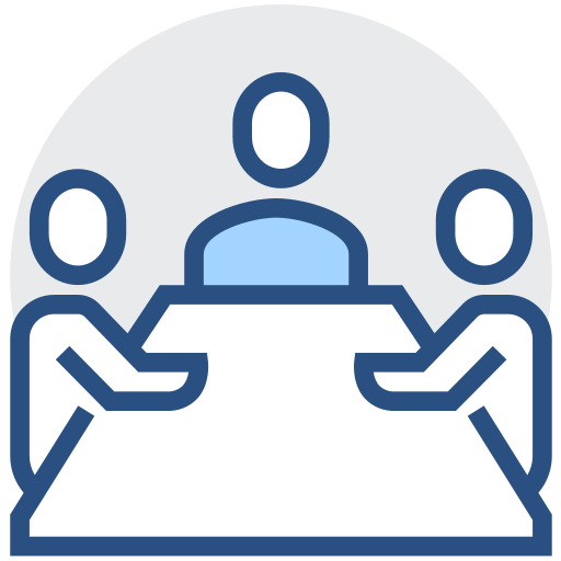 Meeting, meeting, discussion Icon