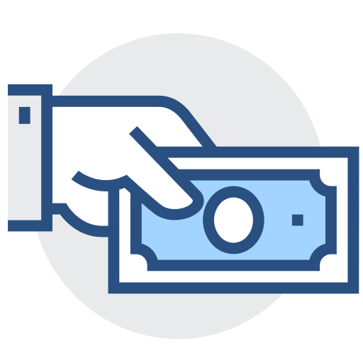 Pay in cash Icon