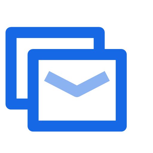 Mail group create request process backup Icon