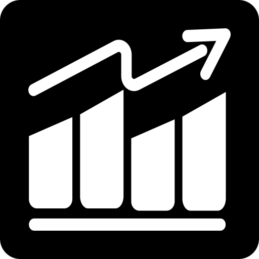 Monthly trend chart Icon