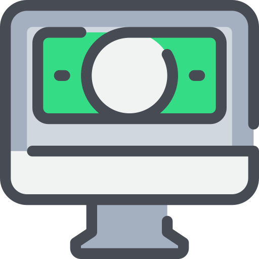 7-computer-banking-online banking Icon