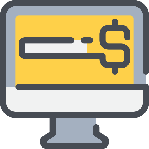 8-computer-banking-online banking Icon