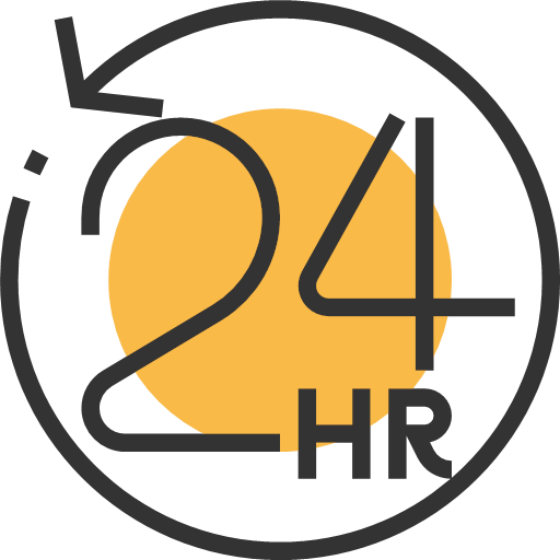 24 Hour Service Logo Png, Transparent Png - kindpng
