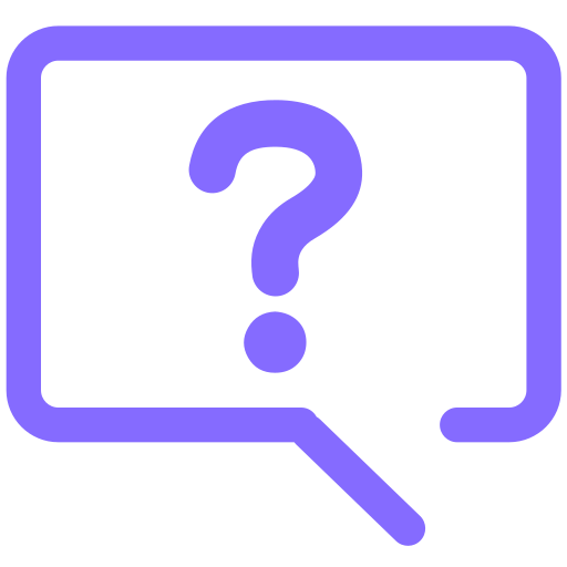 Question mark dialog box Icon