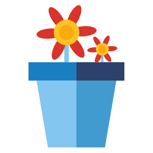 73- potted flowers Icon
