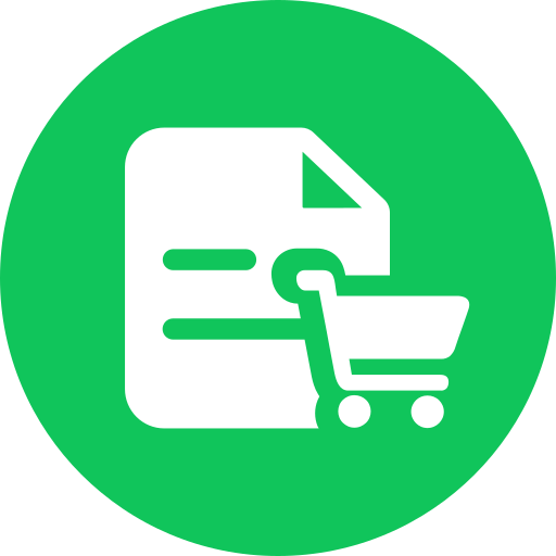 Commodity point purchase order Icon