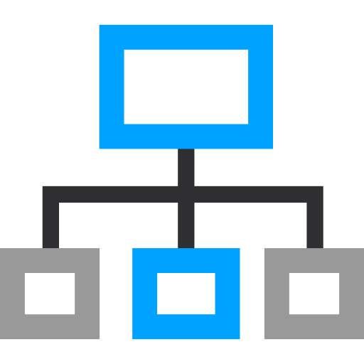 Icon organization selector Icon