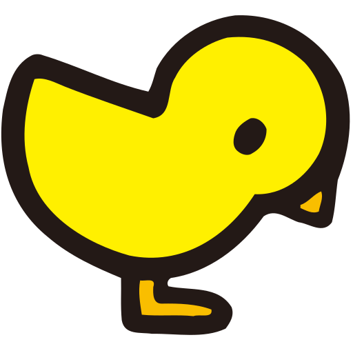 Chick animal bird Icon
