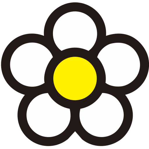 Flower daisy chrysanthemum white flower Icon