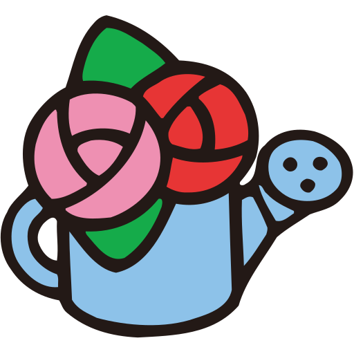 Flower watering flower rose Icon