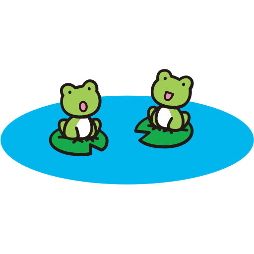 Frog animal cartoon cute Icon