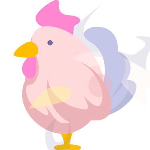 Chicken, cartoon animal Icon