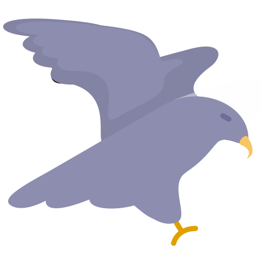 Eagle, cartoon animal Icon